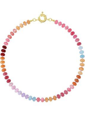 Stunning Beaded Gemstone Necklace for Women - Unique Boho Jewelry Accessory